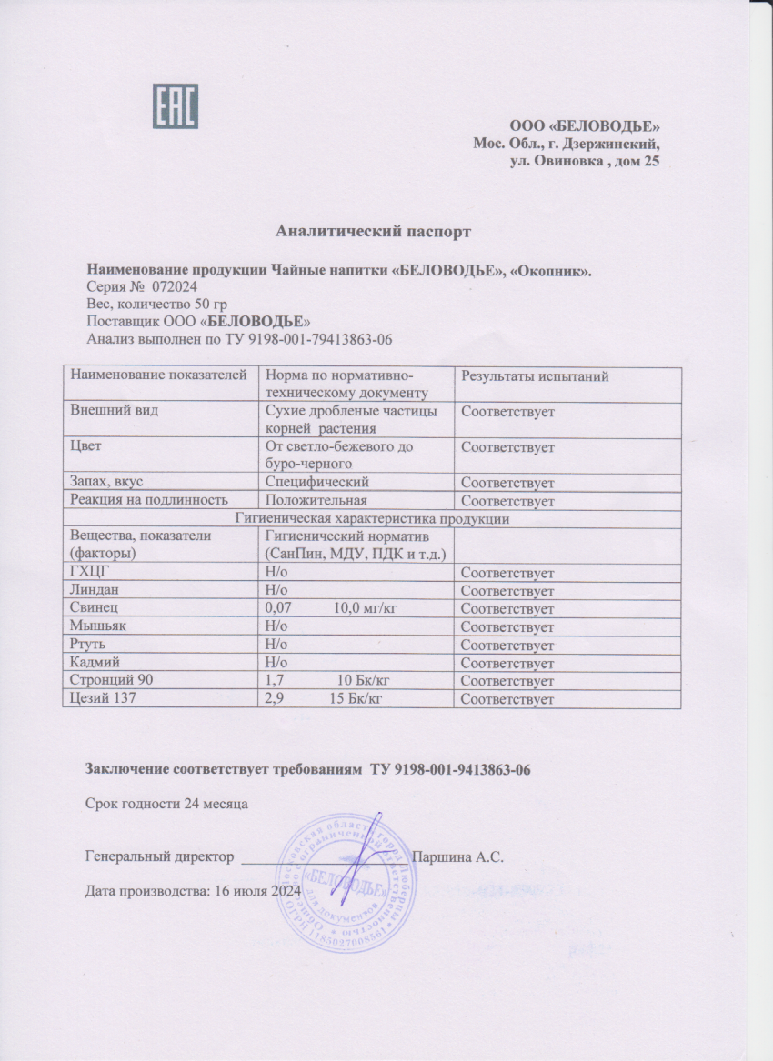 Паспорт №072024